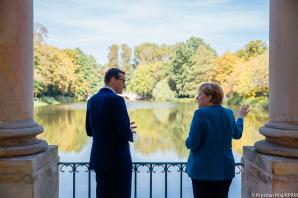 [VIDEO] Premier po spotkaniu z kanclerz Niemiec: polsko-niemieckie relacje są bardzo dobre