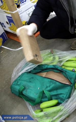 Kokaina w kolumbijskich bananach. Za 100 mln zł!
