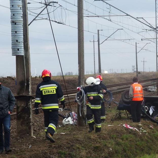 Tragiczny wypadek na przejedzie kolejowym. Nie żyją dwie osoby!