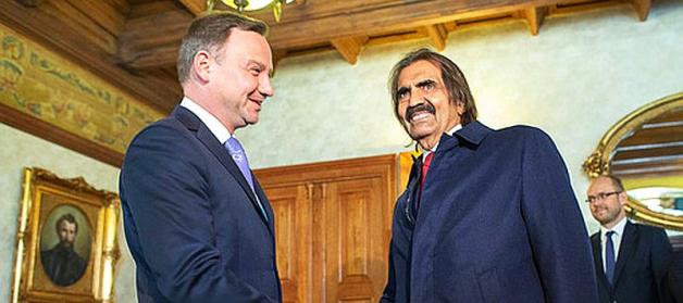 Prezydent RP o gospodarce i energetyce z ojcem Emira Kataru