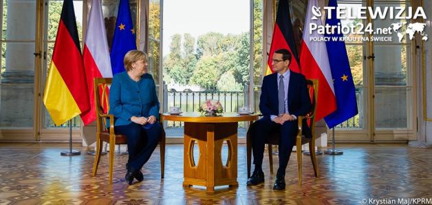 [VIDEO] Premier po spotkaniu z kanclerz Niemiec: polsko-niemieckie relacje są bardzo dobre
