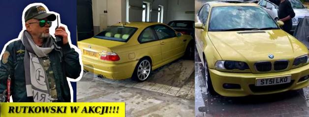 [VIDEO] Gdzie jest skradzione w  Strykowie 14.12.23 żółte BMW w brytyjskiej wersji? Poszukuje go Biuro Rutkowski