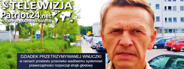 [VIDEO] Protest głodowy rozpoczyna dziadek przetrzymywanej przez ojca wnuczki, domagając się praworządności! Walka o dziecko ukrywane w domu lekarzy pod Opolem trwa!
