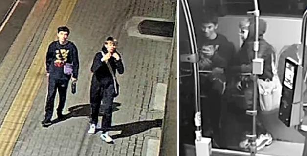 [VIDEO] Policjanci poszukują dwóch wandali za zniszczenie elewacji budynku 
