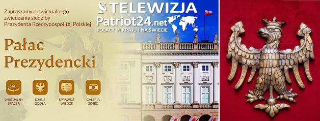 [3D] Zapraszamy do wirtualnych odwiedzin Pałacu Prezydenckiego