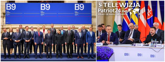 [VIDEO] Szczyt B9. Prezydent Karol Nawrocki: Jedność jest naszą największą siłą